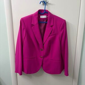 Calvin Klein Women's Fuchsia Blazer